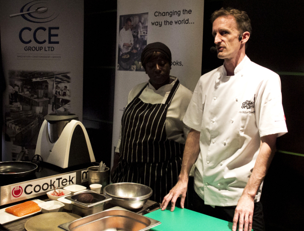 Dominic Demo with Redbridge College Student