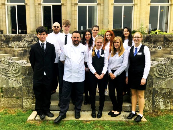 David and the students